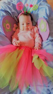 Victoria y su primer disfraz