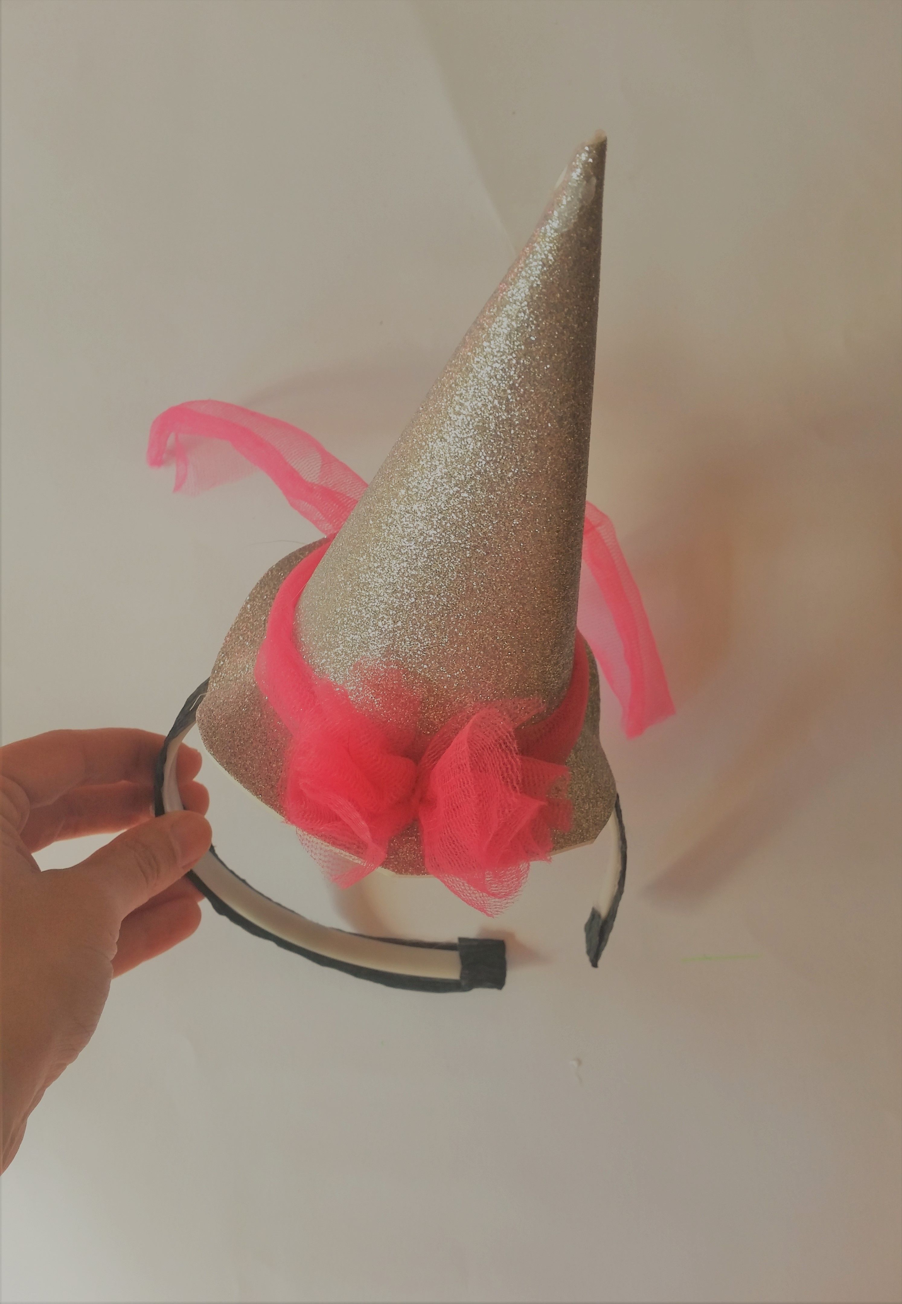 Diadema/cintillo lista con sombrero DIY