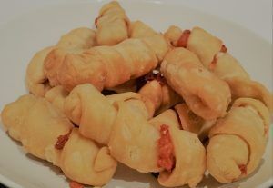 Tequeños listos para comer