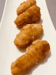 Tequeños listos para comer