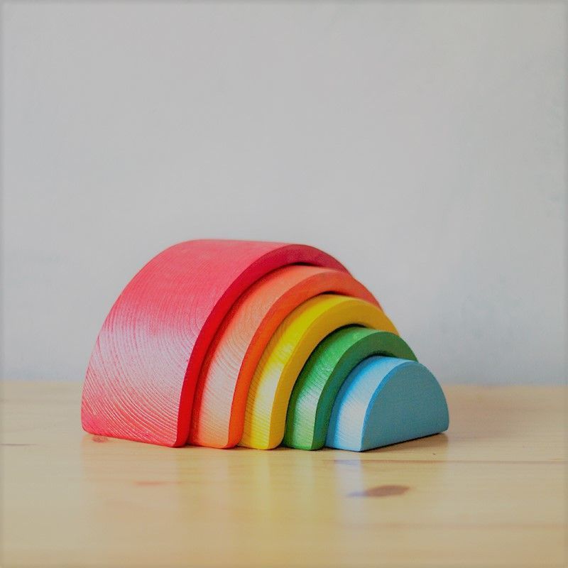 Arcoiris 5 piezas (Cera de colores)