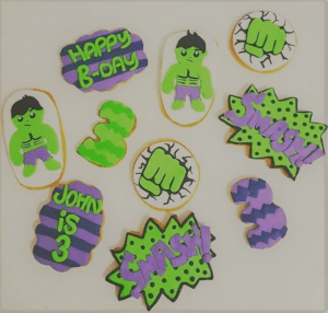 Cuatro galletitas personalizadas por lote (Endúlzate con Nora)