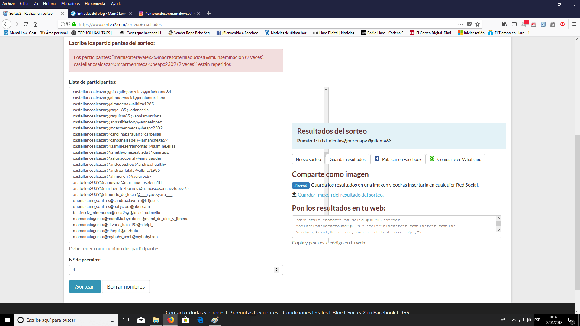 Ganador del sorteo @trixi_nicolas