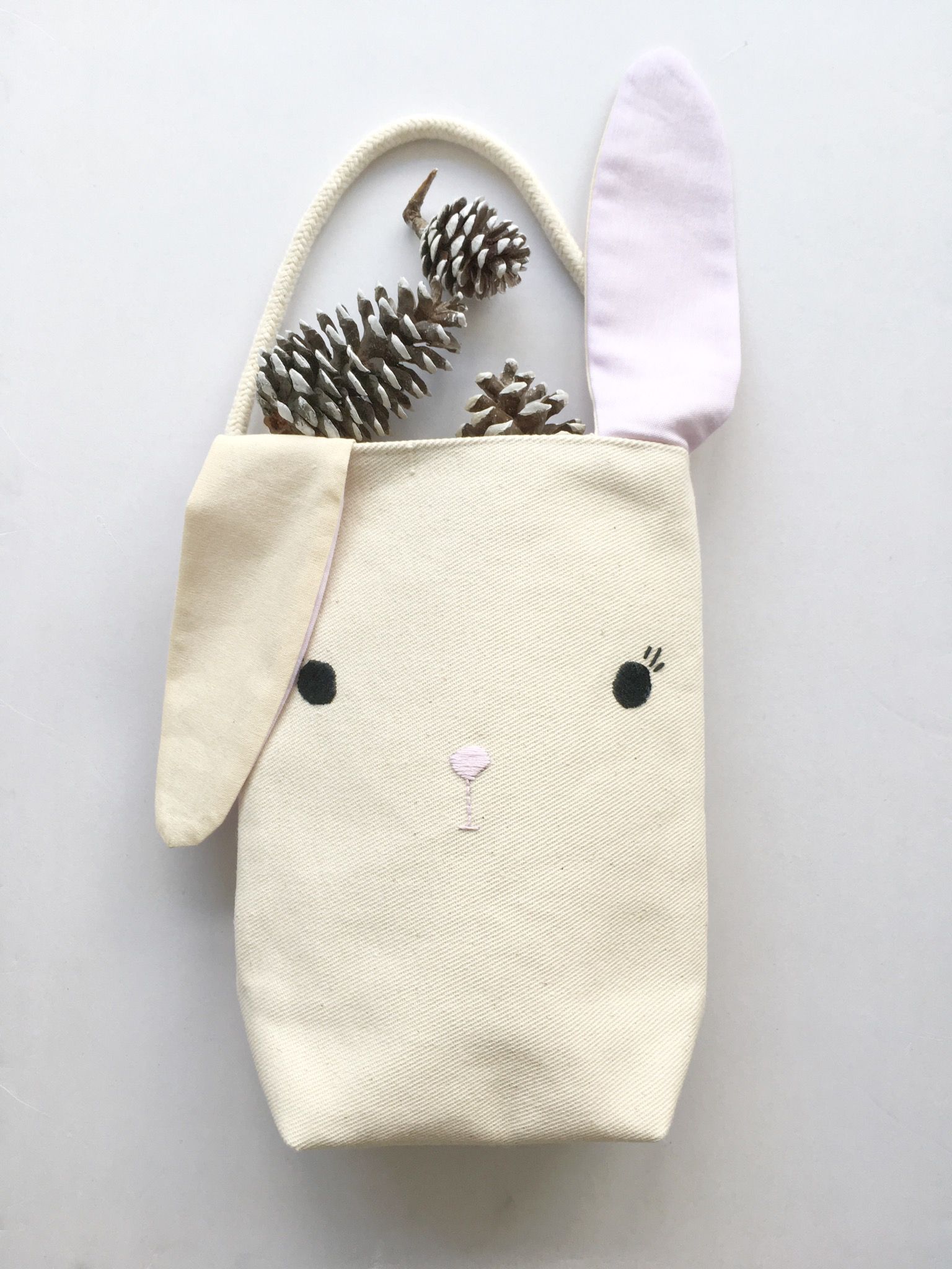 Bolsa de tela conejito