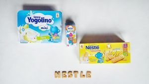 Galletitas, leche y yogurt nestlé