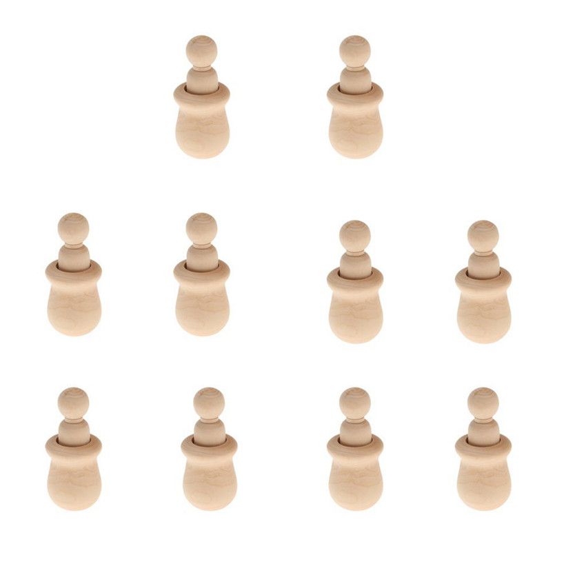 Montessori low-cost. Formas de personas en cuencos