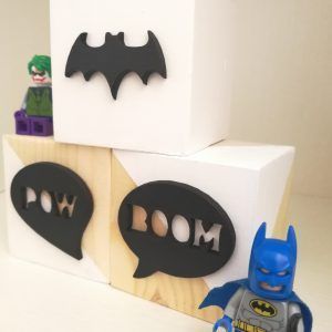 Cubos madera Batman