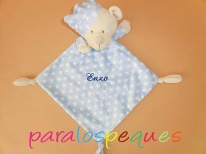 Doudou personalizado en rosa o azul - Para los peques