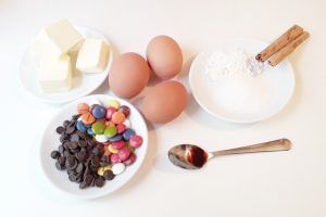 Galletas con Lacasitos.