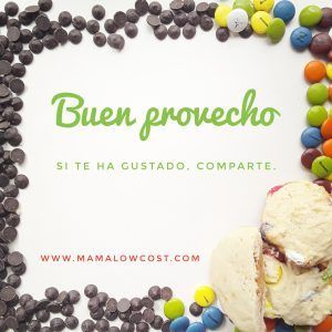 Galletas con Lacasitos y chispas.