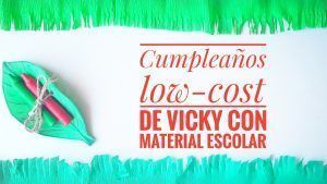 Título más elementos de fiesta