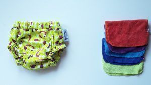 Pañal y recambios de toallitas. 