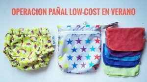 Operación pañal. Título más pañal de tela.