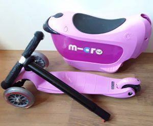 Patinete micro sin montar. 