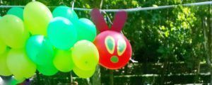 Magia con globos. 