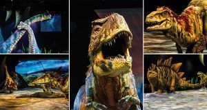 Tiranosaurio Rex en acción.Imagen de taquilla.com