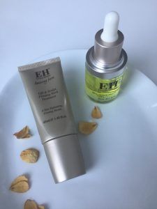 Aceite y la hidratante.