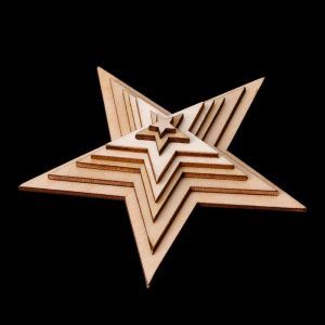 Estrellas de distintos tamaños.