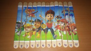 Puzzle con palitos de helado. @miriam.peralvez