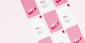 Tarjetas profesionales.