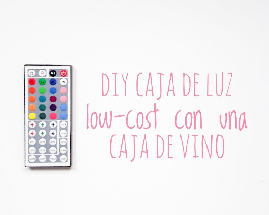 Caja de luz low-cost. Título.