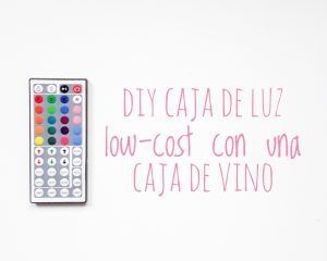 Caja de luz low-cost. Título.