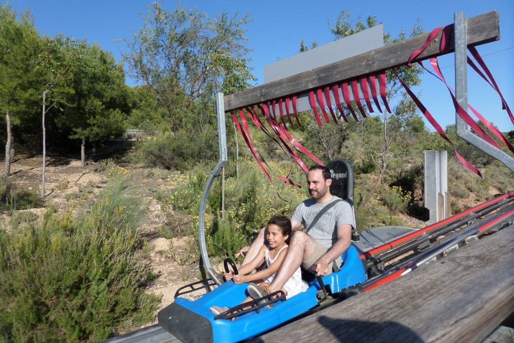 David y Anita en el Bobsleigh