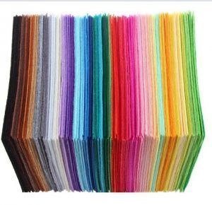 Fieltro de muchos colores. Imagen de Aliexpress.