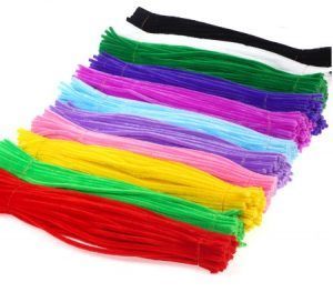 Limpiapipas para muñecos y otras manualidades. Imagen de Aliexpress.