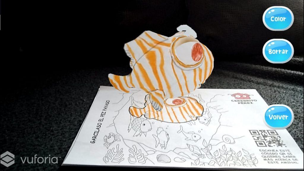 Cuaderno colorear mágico