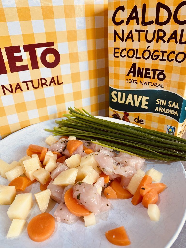 Ingredientes cortados