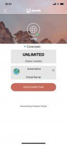 Datos ilimitados de VPN en mi iphone.