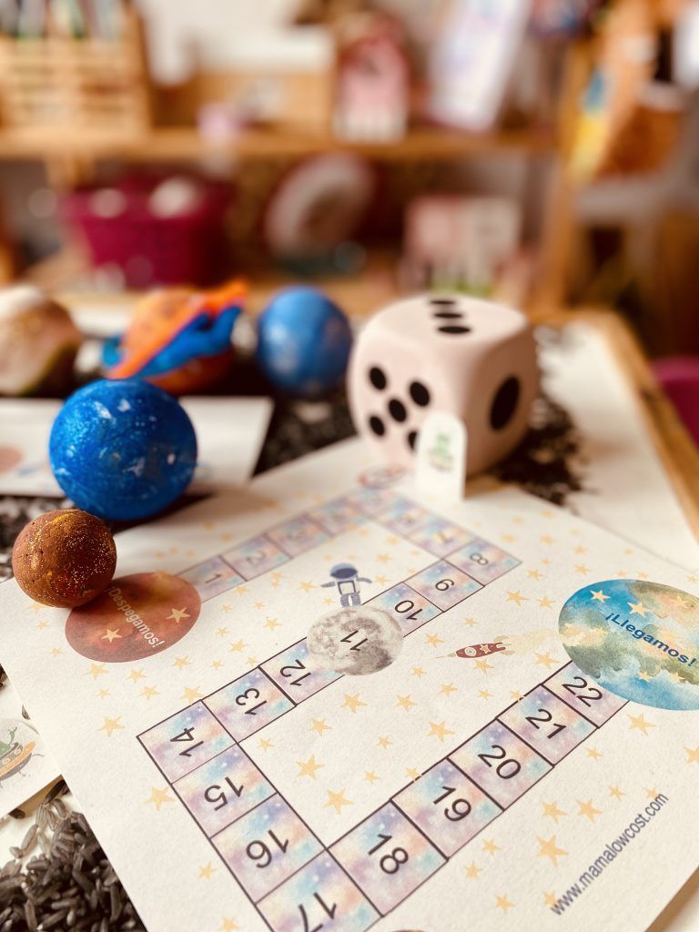 Juego de mesa de planetas para descargar gratuitamente Recursos educativos de planetas