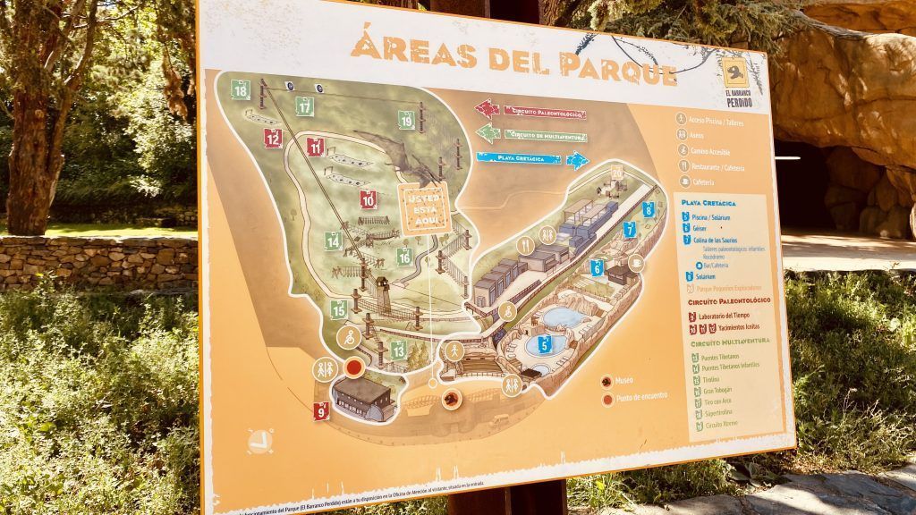 Mapa del parque