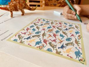 Contando dinosaurios