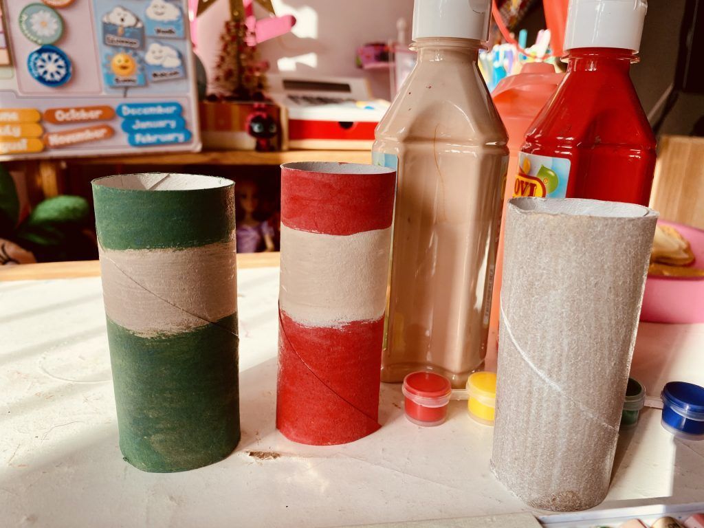 Pintar los personajes