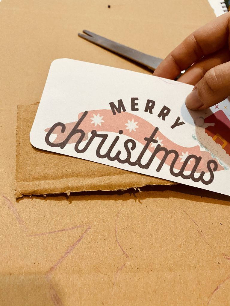 Pegar un tope en la cabecera de la guirnalda