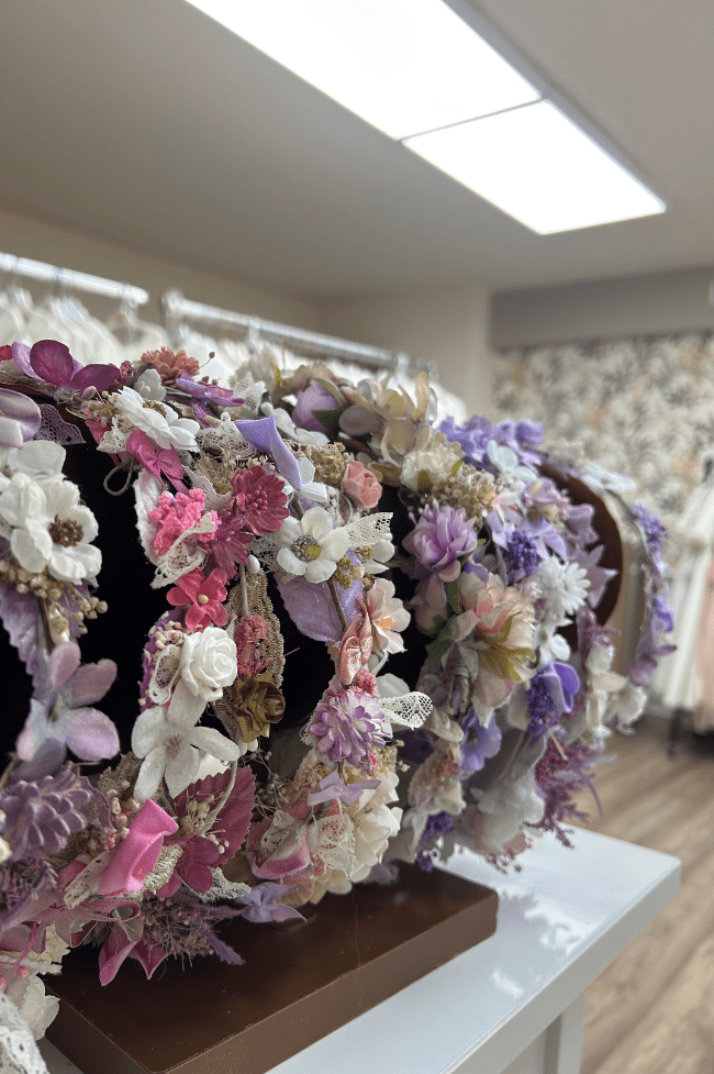 coronas para vestidos de comunión